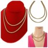 GOLD CHAIN NECKLACE celebrity STAINLESS STEEL