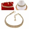 BRACELET GOLD CELEBRITY STAINLESS STEEL