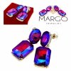 gold plated earrings with exclusive cubic zirconia
