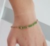 BRACELET GOLD CELEBRITY STAINLESS STEEL