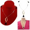 GOLD CHAIN NECKLACE celebrity STAINLESS STEEL