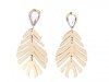 gold earrings made of stainless steel
