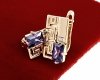 exclusive swarovski gold-plated earrings
