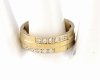 ring 19,00mm gold stainless steel