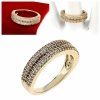 gold ring 18,60mm. gold-plated engagement xuping