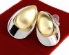 gold plated earrings with exclusive cubic zirconia