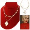 GOLD CHAIN NECKLACE celebrity STAINLESS STEEL