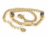 BRACELET GOLD CELEBRITY STAINLESS STEEL