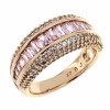 gold ring 18,60mm. gold-plated engagement xuping