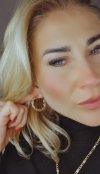 gold earrings made of stainless steel