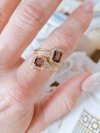 gold ring 18,60mm. gold-plated engagement xuping