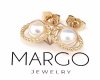 gold plated earrings with exclusive cubic zirconia