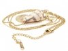 GOLD CHAIN NECKLACE celebrity STAINLESS STEEL