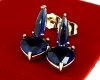 gold plated earrings with exclusive cubic zirconia