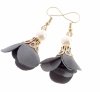 gold earrings made of stainless steel
