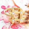 ring 17,00mm gold stainless steel