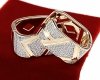 exclusive swarovski gold-plated earrings