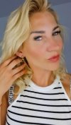 gold earrings made of stainless steel