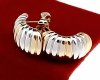 exclusive swarovski gold-plated earrings