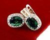 exclusive swarovski gold-plated earrings