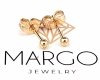 gold plated earrings with exclusive cubic zirconia