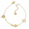 BRACELET GOLD CELEBRITY STAINLESS STEEL