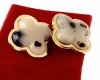 gold earrings made of stainless steel