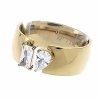ring 19,00mm gold stainless steel