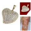 gold pendant 18k shiny xuping