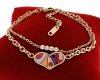BRACELET GOLD CELEBRITY STAINLESS STEEL