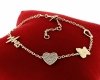 BRACELET GOLD CELEBRITY STAINLESS STEEL