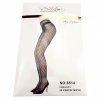 Black fishnet stockings with rhinestones