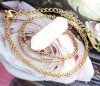GOLD CHAIN NECKLACE celebrity STAINLESS STEEL