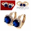 exclusive swarovski gold-plated earrings