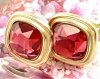 gold earrings made of stainless steel