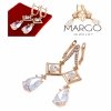 exclusive swarovski gold-plated earrings