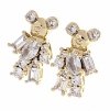 gold plated earrings with exclusive cubic zirconia