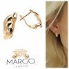 gold plated earrings with exclusive cubic zirconia