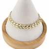 gold bracelet for a gold-plated leg