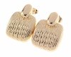 gold plated earrings with exclusive cubic zirconia