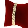 gold bracelet for a gold-plated leg