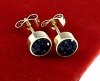 gold earrings made of stainless steel