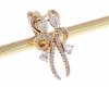 exclusive swarovski gold-plated earrings