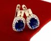 exclusive swarovski gold-plated earrings