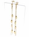 gold earrings made of stainless steel