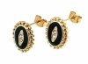 gold earrings made of stainless steel