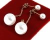 gold earrings made of stainless steel