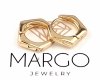 gold plated earrings with exclusive cubic zirconia