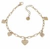 BRACELET GOLD CELEBRITY STAINLESS STEEL