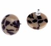 gold earrings made of stainless steel